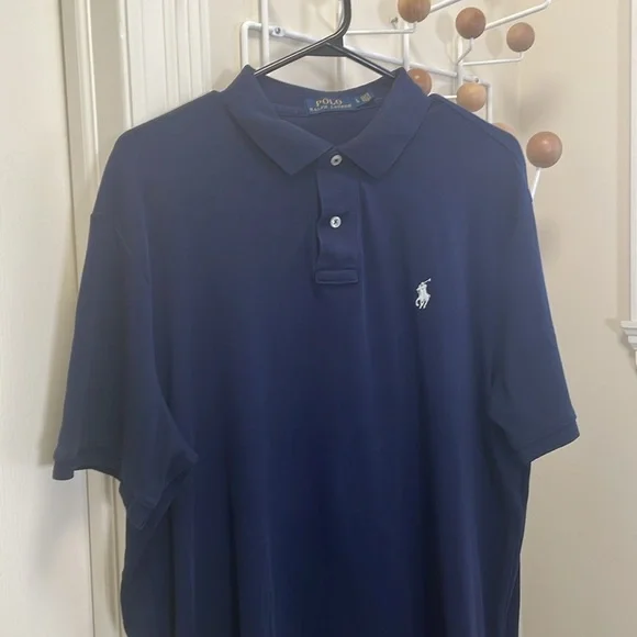 Ralph Lauren - Short Sleeve Polo - Navy - L - Picture 2 of 11